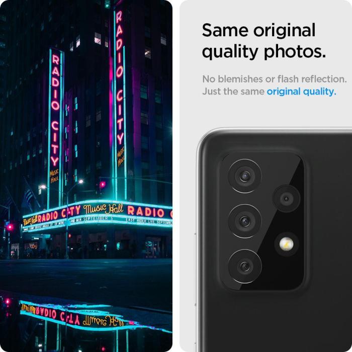 Bild 3, Samsung Galaxy A72 - Spigen 2-PACK Optik GLAS.tR Linsskydd