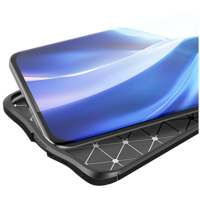 Bild 4, Xiaomi Mi 11 - Litchi Textur Skal - Svart