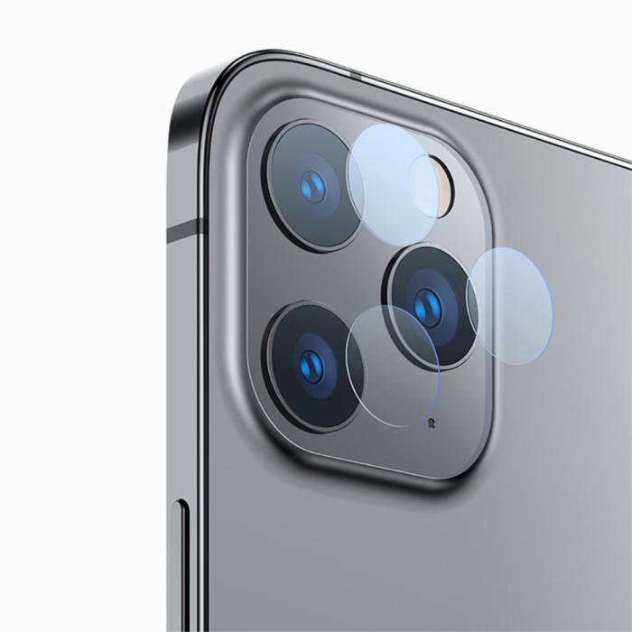 Bild 1, iPhone 12 Pro / 12 Pro Max - MOCOLO Linsskydd I Härdat Glas