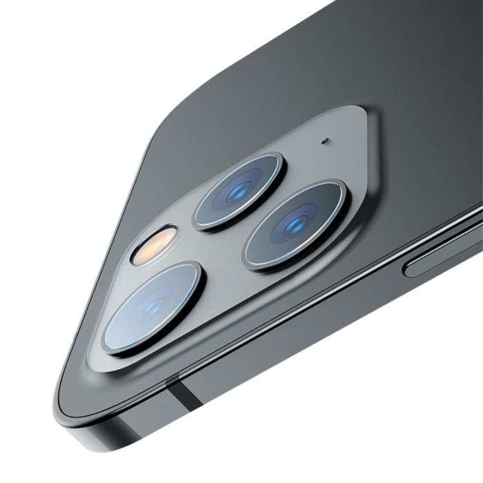 Bild 2, iPhone 12 Pro / 12 Pro Max - MOCOLO Linsskydd I Härdat Glas