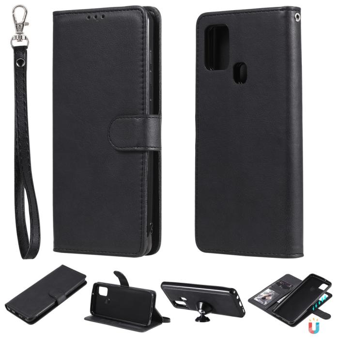 Bild 1, Samsung Galaxy A21s - 2in1 Magnet Skal / Plånboksfodral - Svart