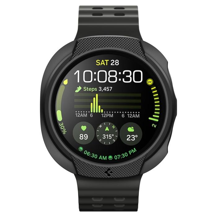 Bild 2, Spigen Galaxy Watch 8 44 mm Skal Liquid Air Matt Svart