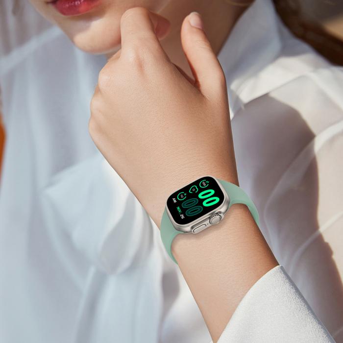 Bild 6, Silikon Armband Butterfly Apple Watch 41/40/38 mm (M/L) Tallgrön