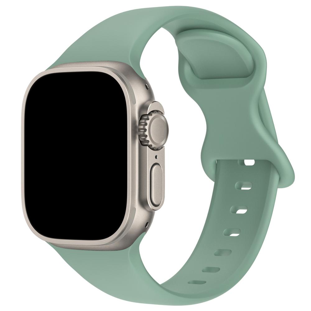 Silikon Armband Butterfly Apple Watch 42/44/45/49 mm (M/L) Tallgrön