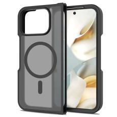Google Pixel 10 Pro Fold Skal MagSafe Hybrid Skin Touch Svart