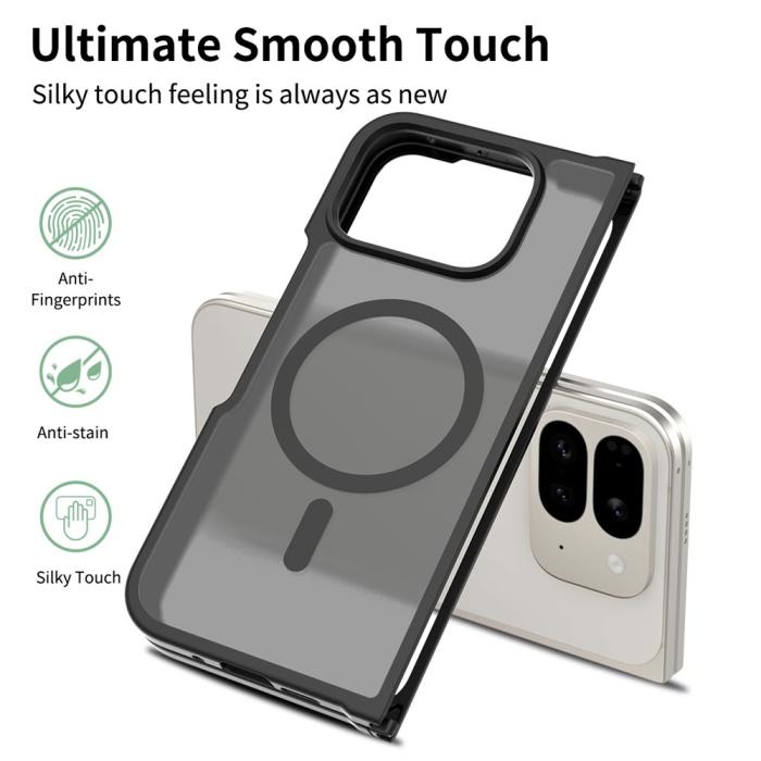 Bild 2, Google Pixel 10 Pro Fold Skal MagSafe Hybrid Skin Touch Svart