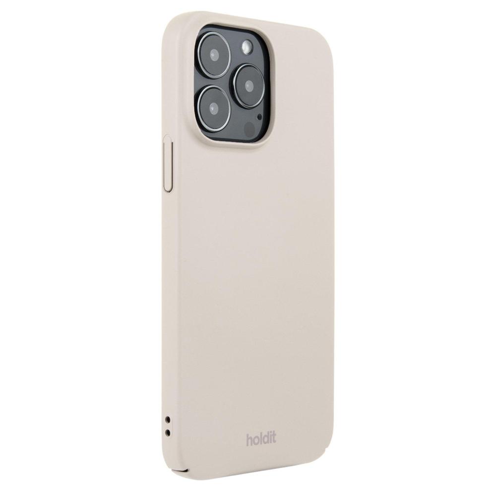 holdit iPhone 14 Pro Max Mobilskal Slim Light Beige