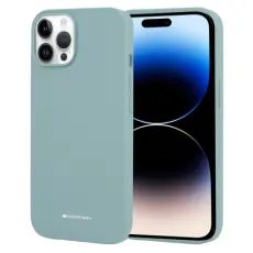 Goospery iPhone 14 Pro Skal Silky Liquid Gr&ouml;n