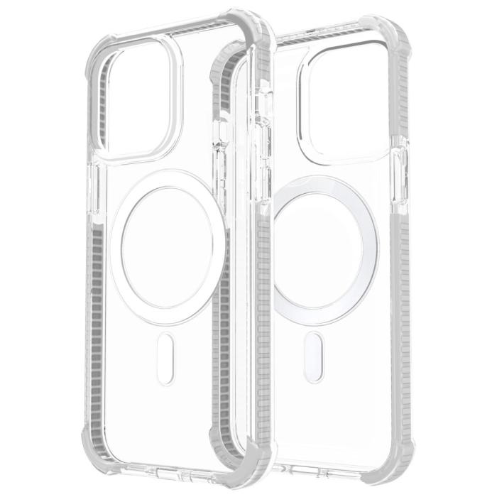 Bild 2, iPhone 15 Plus Skal MagSafe Shockproof Hybrid Vit