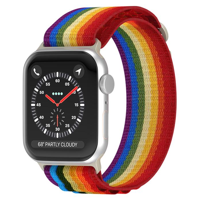 Bild 2, Apple Watch 42/44/45/49 mm Armband Alpine Pro Loop Rainbow
