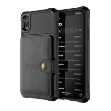 iPhone XR - Skal Med Magnetiskt Plånbok - Svart