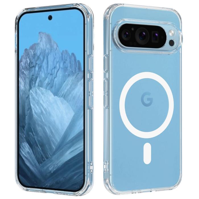 Bild 1, Google Pixel 9 Pro XL Skal MagSafe TPU/Akryl Transparent