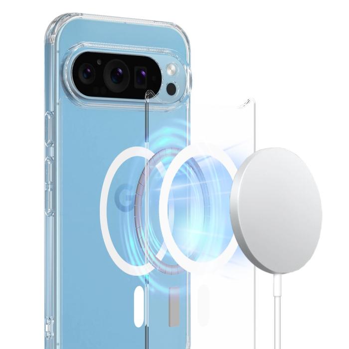 Bild 2, Google Pixel 9 Pro XL Skal MagSafe TPU/Akryl Transparent