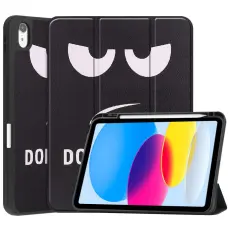 iPad 11 2025 / 10.9 2022 Fodral Tri-Fold Pennhållare Dont Touch