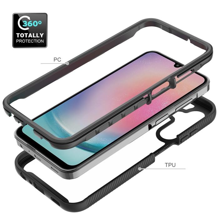 Bild 4, Samsung Galaxy A25 5G 360° Shockproof Hybrid Skal Svart