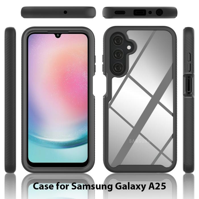 Bild 6, Samsung Galaxy A25 5G 360° Shockproof Hybrid Skal Svart