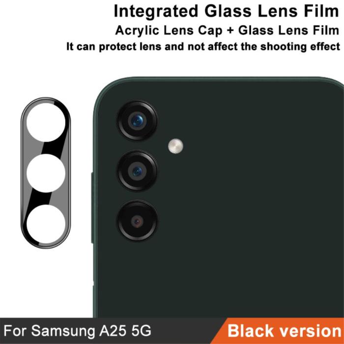 Bild 2, IMAK Samsung Galaxy A25 5G Linsskydd Härdat Glas Svart