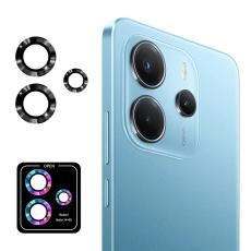 ENKAY Redmi Note 14 4G Linsskydd H&auml;rdat Glas Svart