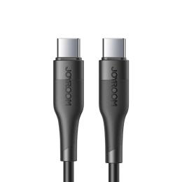 Joyroom 1.2m 60W 3A USB-C - USB-C PD Snabbladdare - Svart