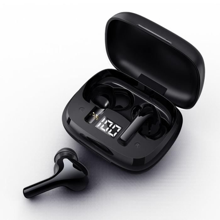 Bild 2, Joyroom Trådlösa In-Ear Bluetooth Hörlurar - Svart
