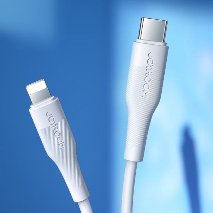 Bild 2, Joyroom 20W 1.2m Lightning - USB-C PD Snabbladdare - Vit