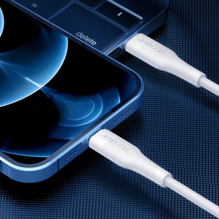 Bild 5, Joyroom 20W 1.2m Lightning - USB-C PD Snabbladdare - Vit