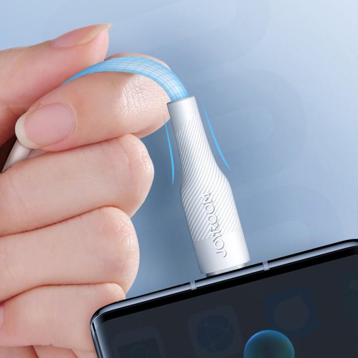 Bild 4, Joyroom 1.2m 60W 3A USB-C - USB-C PD Snabbladdare - Svart