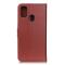 OnePlus Nord N100 - Litchi Läder Fodral - Brun