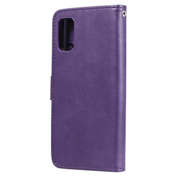 Bild 3, Samsung Galaxy A41 - 2in1 Magnet Skal / Plånboksfodral - Lila