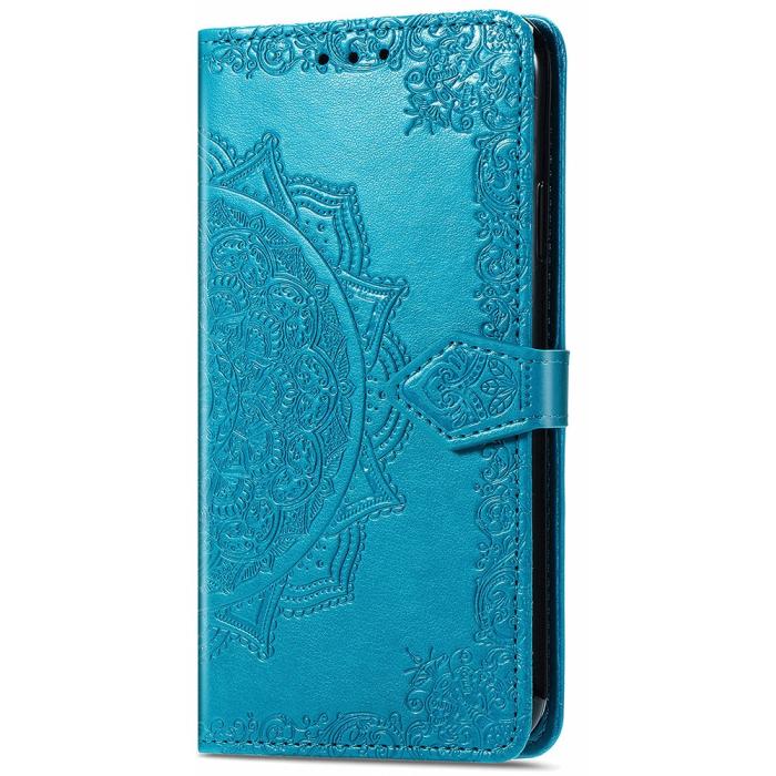 Bild 2, Samsung Galaxy A53 5G Fodral Mandala Läder Blå
