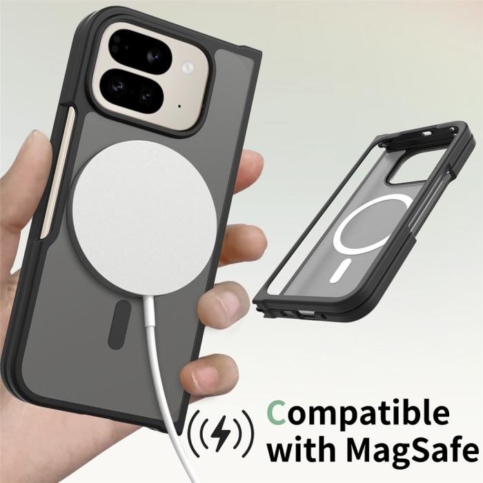 Bild 4, Google Pixel 10 Pro Fold Skal MagSafe Hybrid Skin Touch Svart
