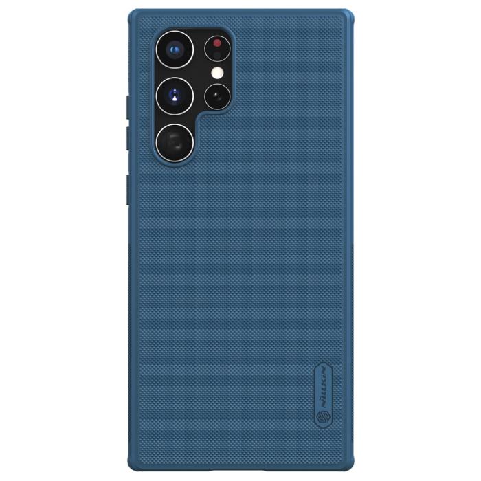 Bild 1, NILLKIN Samsung Galaxy S22 Ultra Skal Frosted Shield Blå