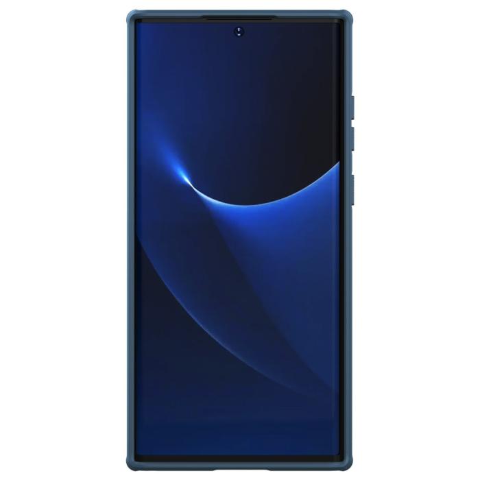 Bild 3, NILLKIN Samsung Galaxy S22 Ultra Skal Frosted Shield Blå