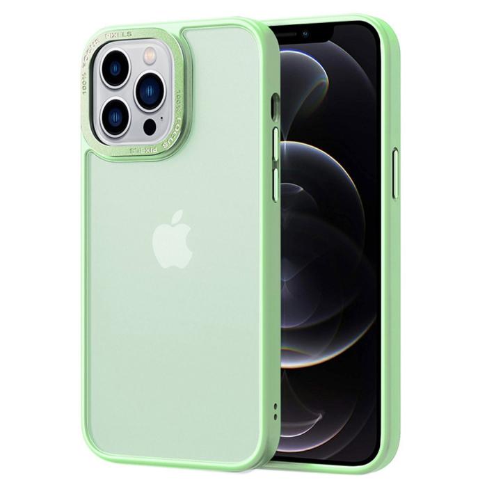 Bild 1, iPhone 12 Pro Max Skal Classic Hybrid Matt Matcha Green