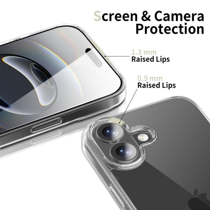 Bild 6, Tech-Protect iPhone 17 Skal FlexAir Hybrid Transparent