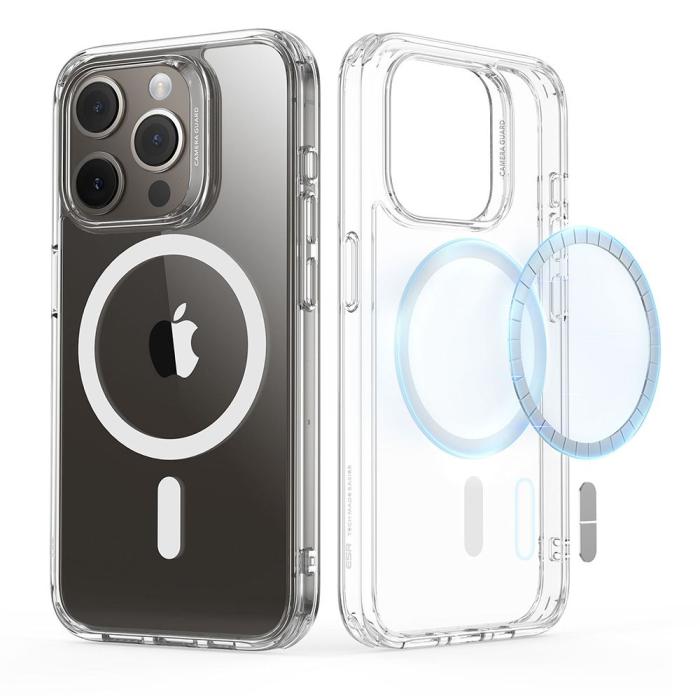 Bild 1, ESR iPhone 15 Pro Max Skal MagSafe CH HaloLock Transparent
