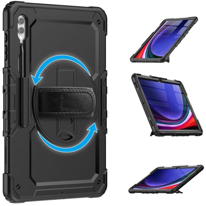 Bild 5, Tech-Protect Galaxy Tab S8 Ultra / S9 Ultra Skal Solid360 Svart
