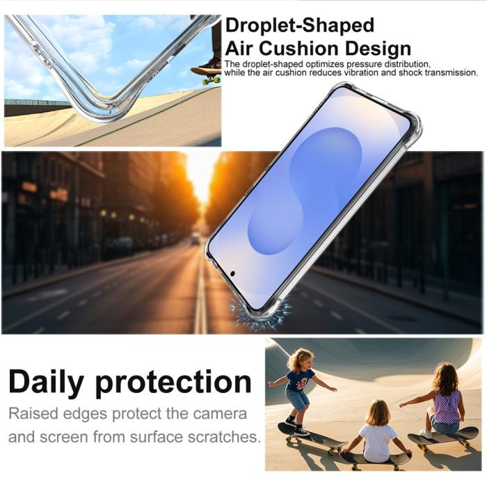 Bild 4, IMAK Galaxy S26 Skal TPU Shockproof Airbag Transparent