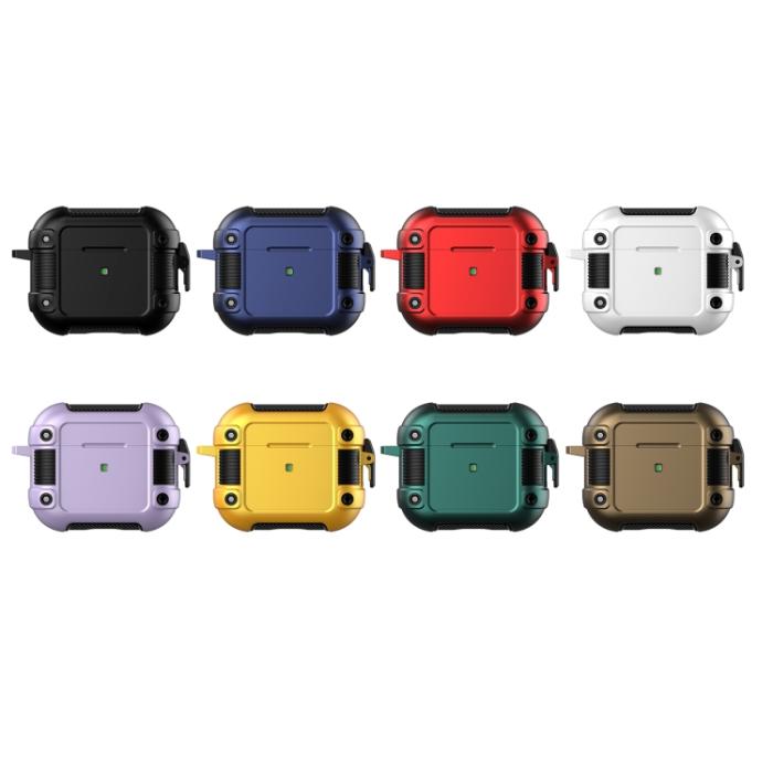 Bild 2, AirPods 3 Skal Shockproof Tank Hybrid Röd