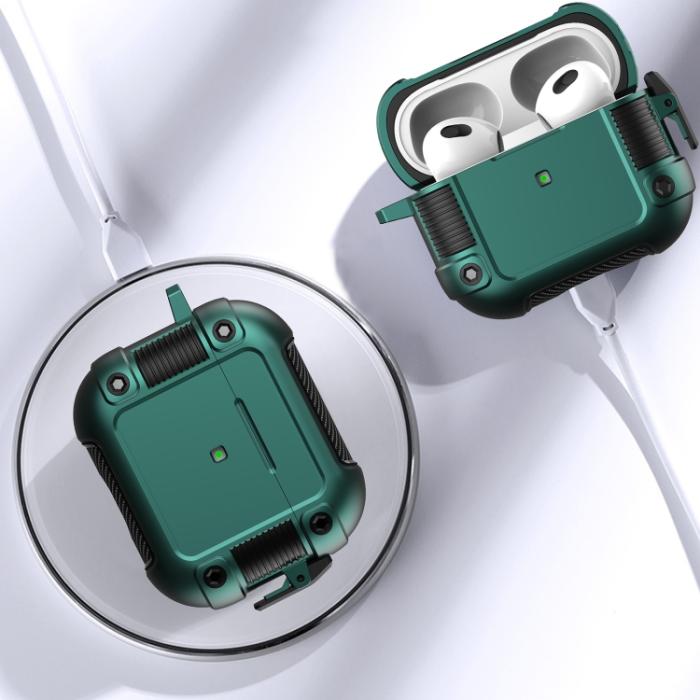 Bild 4, AirPods 3 Skal Shockproof Tank Hybrid Röd