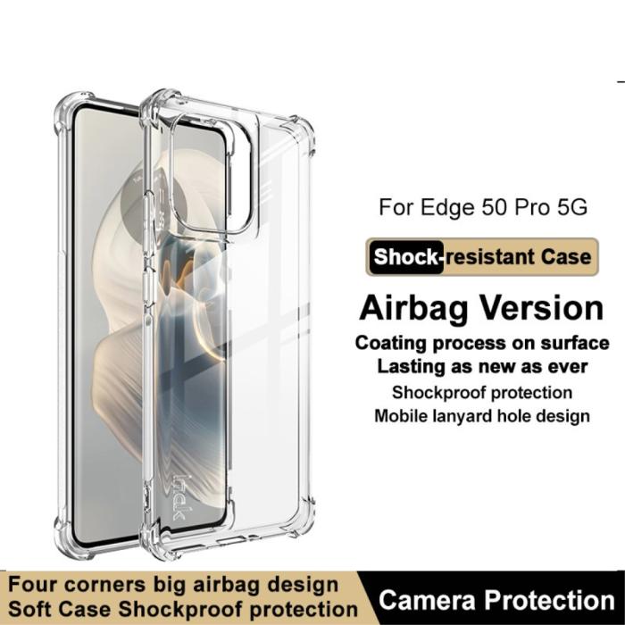 Bild 2, IMAK Motorola Edge 50 Pro 5G TPU Skal Transparent