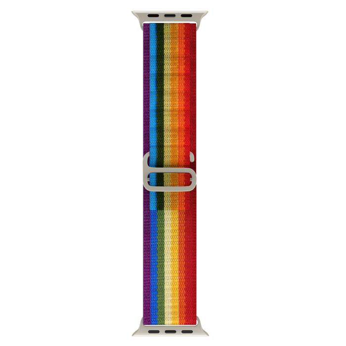 Bild 3, Apple Watch 42/44/45/49 mm Armband Alpine Pro Loop Rainbow