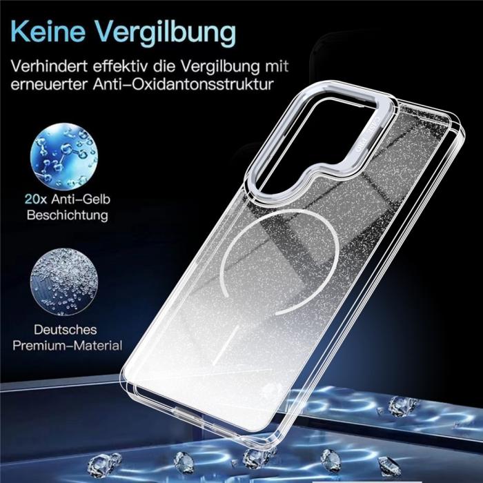 Bild 6, Samsung Galaxy S26 Ultra Skal MagSafe Gradient Glitter