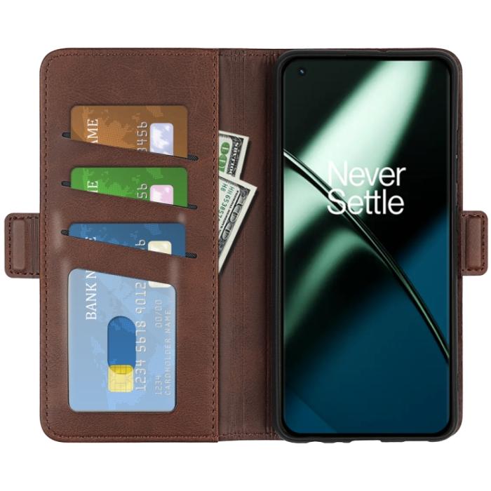 Bild 4, OnePlus 11 5G Fodral Magnetisk Stängning Brun