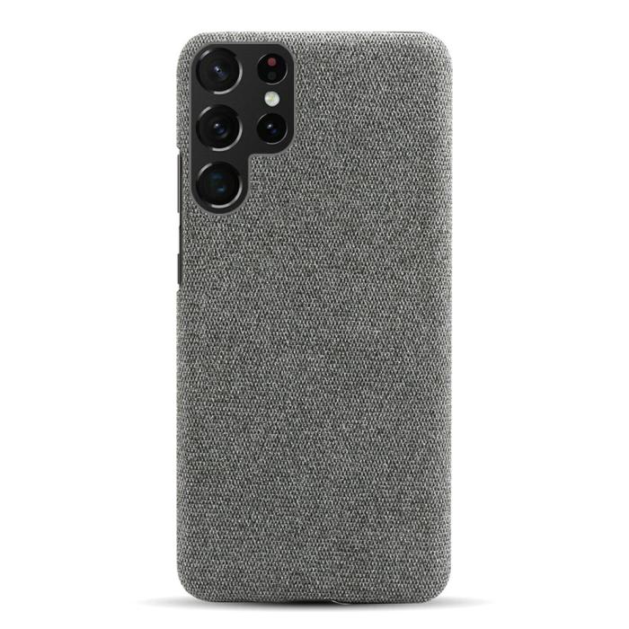 Bild 3, KSQ Samsung Galaxy S23 Ultra Skal Tygbelagt Grå