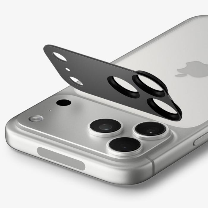 Bild 4, Spigen iPhone 18 Pro Linsskydd Optik Pro XL GLAS.tR 'Ez Fit'