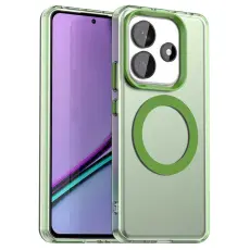 Xiaomi Redmi Note 14 5G Skal MagSafe Matt Hybrid Gr&ouml;n