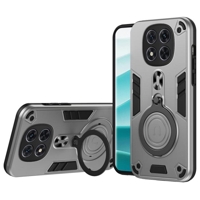 Bild 1, Xiaomi Redmi Note 14 Pro 5G Skal Kickstand Hybrid Grå