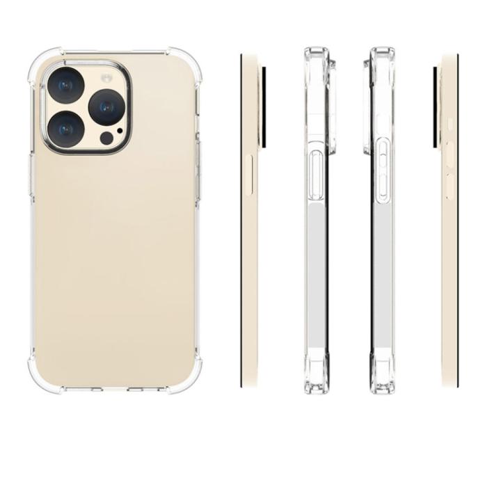 Bild 2, iPhone 15 Pro Skal Shockproof TPU Transparent