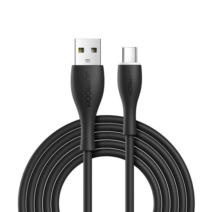 Bild 1, Joyroom 1m 3A USB-C Snabbladdning Kabel - Svart